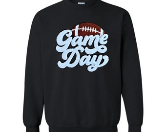 Game Day Football Crewneck Sweatshirt, Game Day Sweatshirt, Football Sweatshirt, Game Day Shirt, Football Shirt, Football Gifts