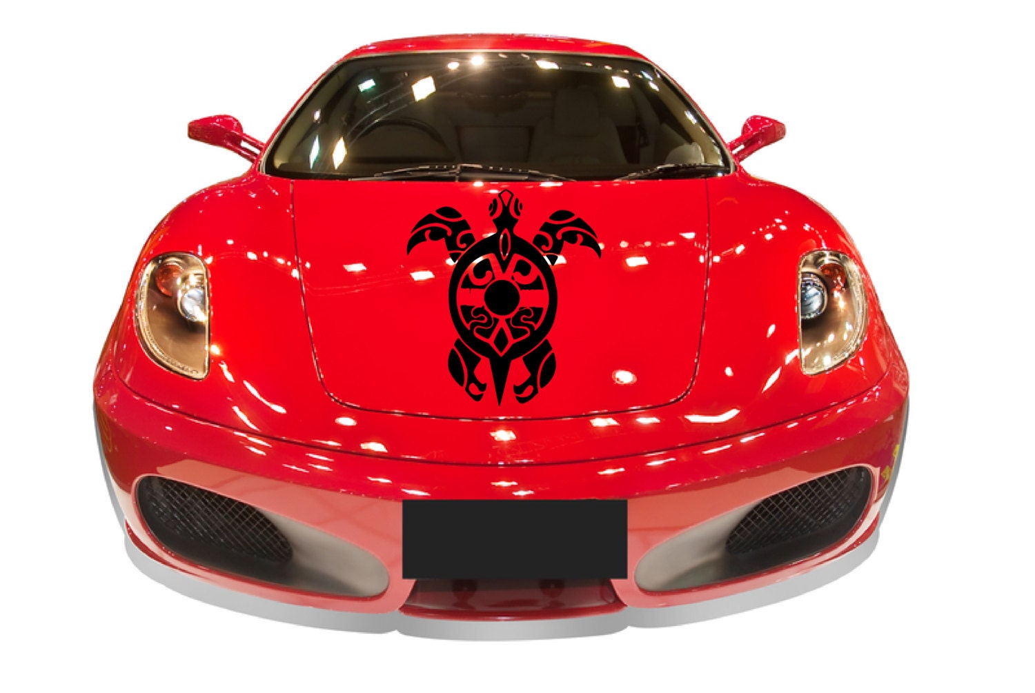Tribal Turtle Auto Car Hood Art Decal Vinyl Sticker Mural 4 Etsy