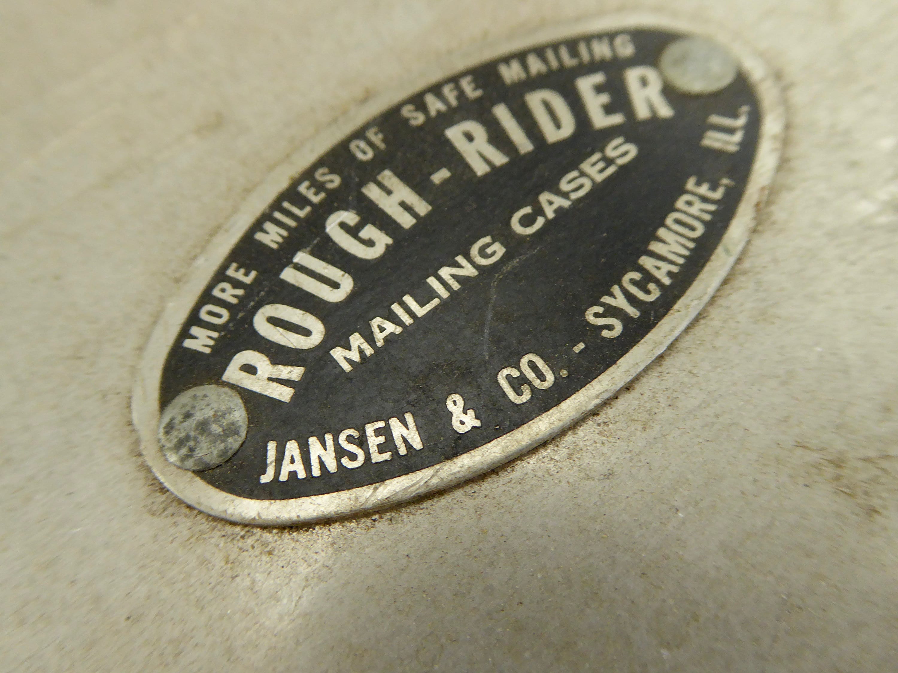 Vintage Aluminum Postal Case – Jansen & Co Rough Rider Box, Sycamore ...