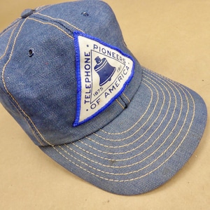 Vintage Telephone Pioneers of America Snapback Hat Cap | Bell System Telecommunications
