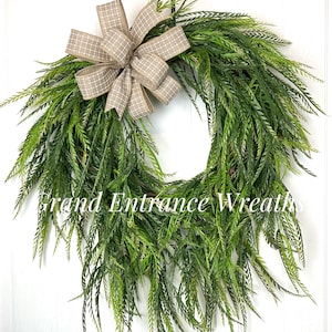 Sawgrass Wreath For Front Door, Rustic Door Decor, Summer Wreath, Farmhouse Decor, All Seasons Wreath, Year Round Wreath, Fall Wreath