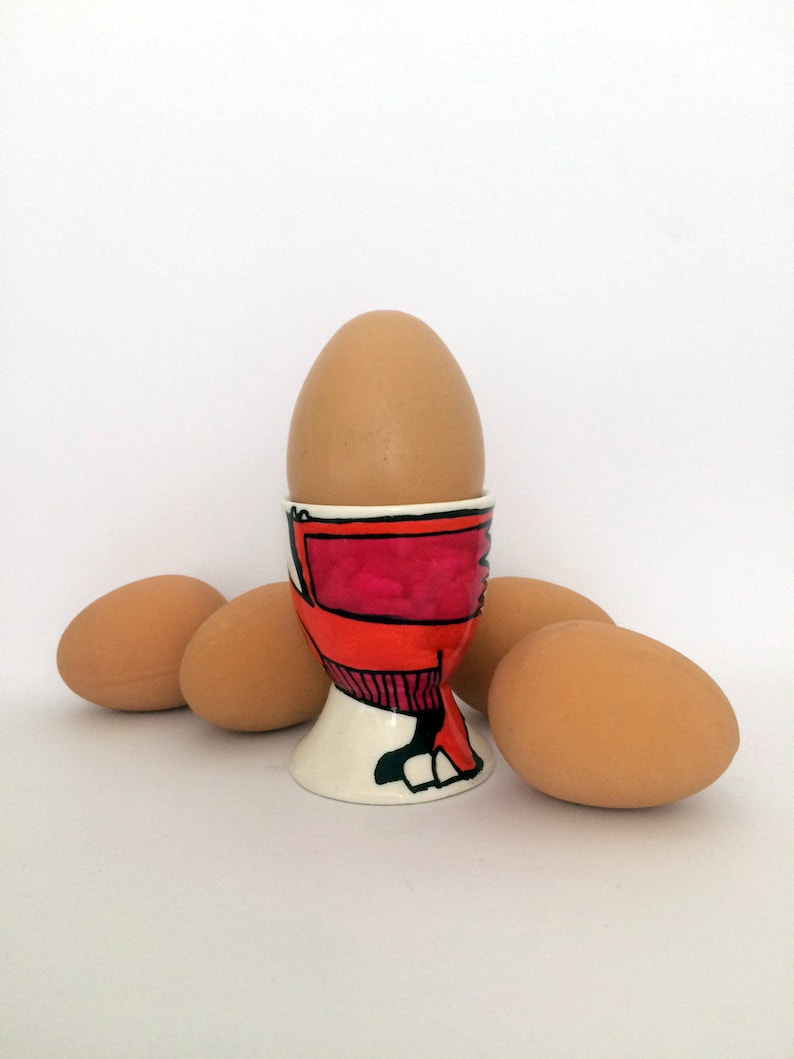 Halloween Birthday Valentines Dragon Egg Cup Breakfast Gift Hand painted Christmas Easter