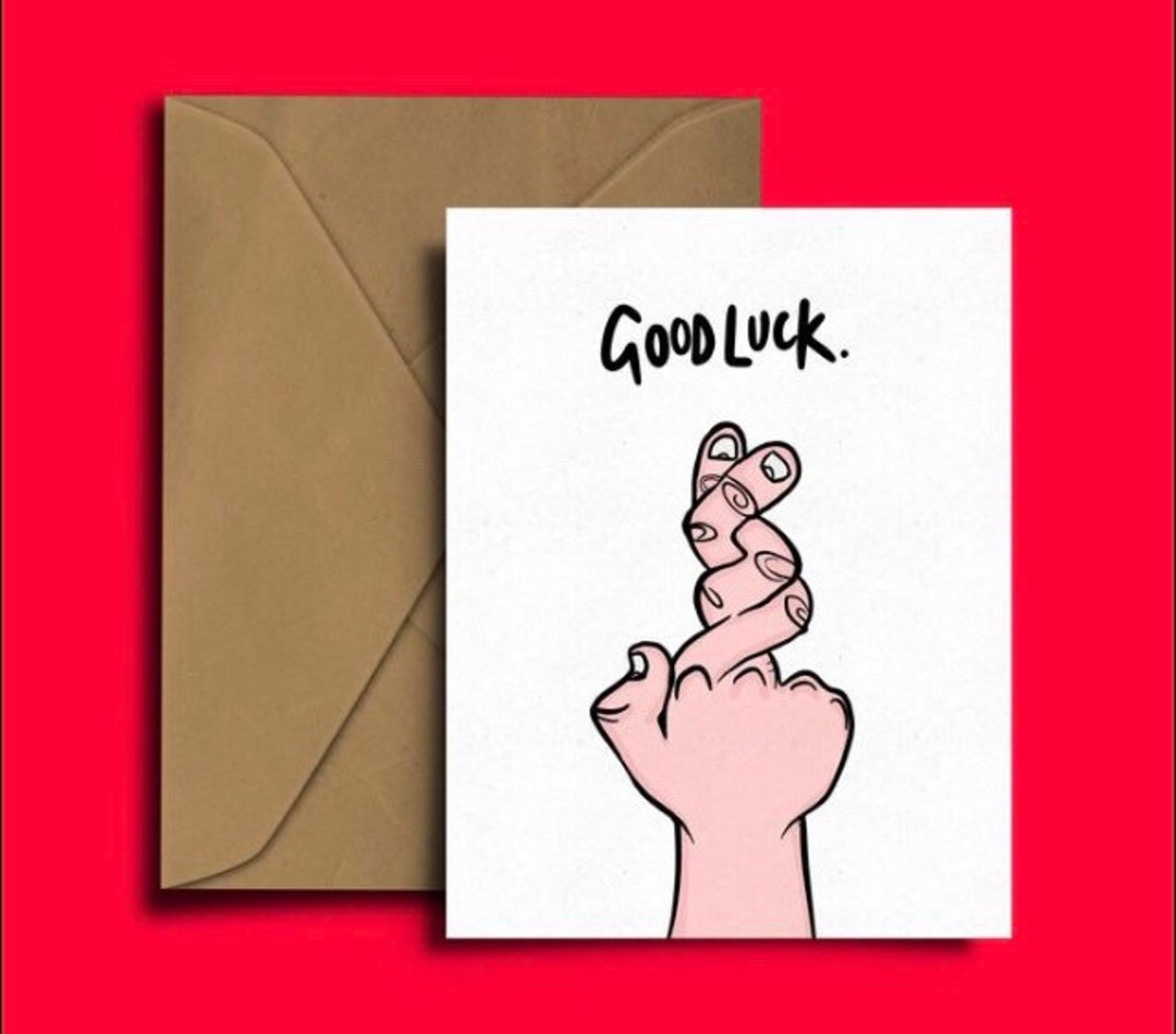 Good Luck - Good Luck Card - Exams - New Job - New Baby - Etsy