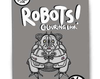Robots! Colouring Book