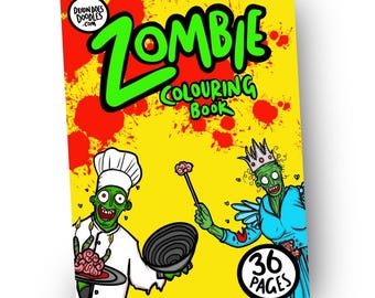 Zombies! Colouring Book  - Stocking Filler