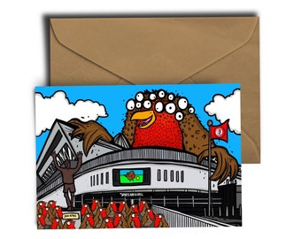 Ashton Gate Stadium - Robins - Bristol City Football Club - Greetings Card