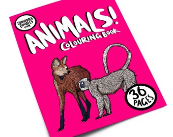 Animals! Colouring Book