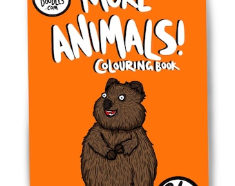 MORE Animals! Colouring Book