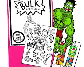 BULK - Pin Puppet - Craft Pack - Stocking Filler -