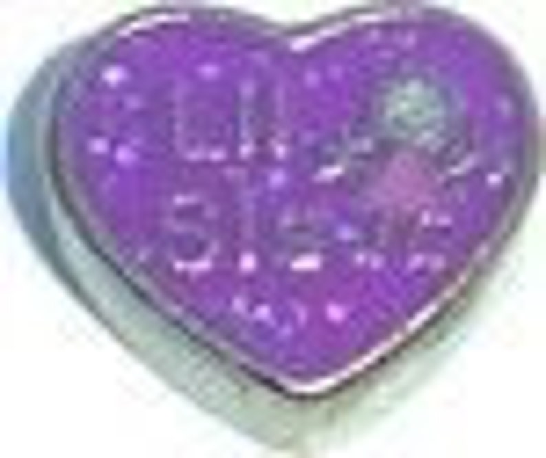 Little Sis HGC1157-1 Floating Charm for Memory Glass Locket