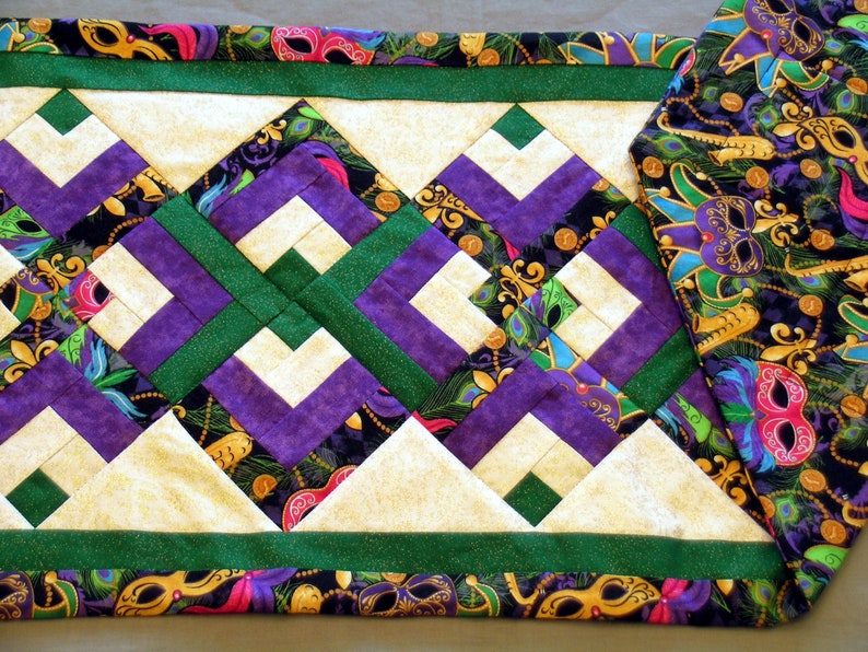 Mardi Reverie Quilted Table Runner NCU0PTT2535