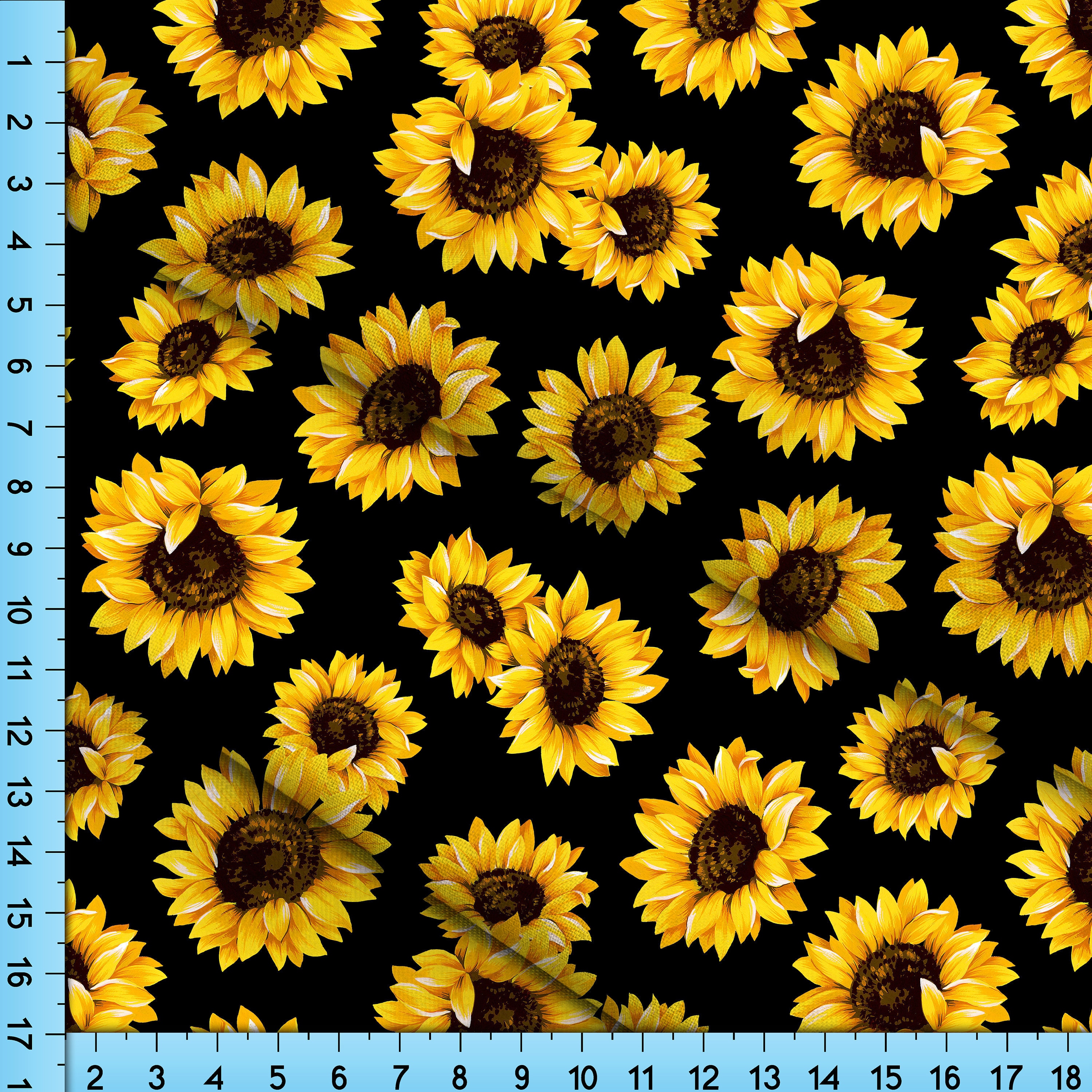 Sunflower fabric on sale