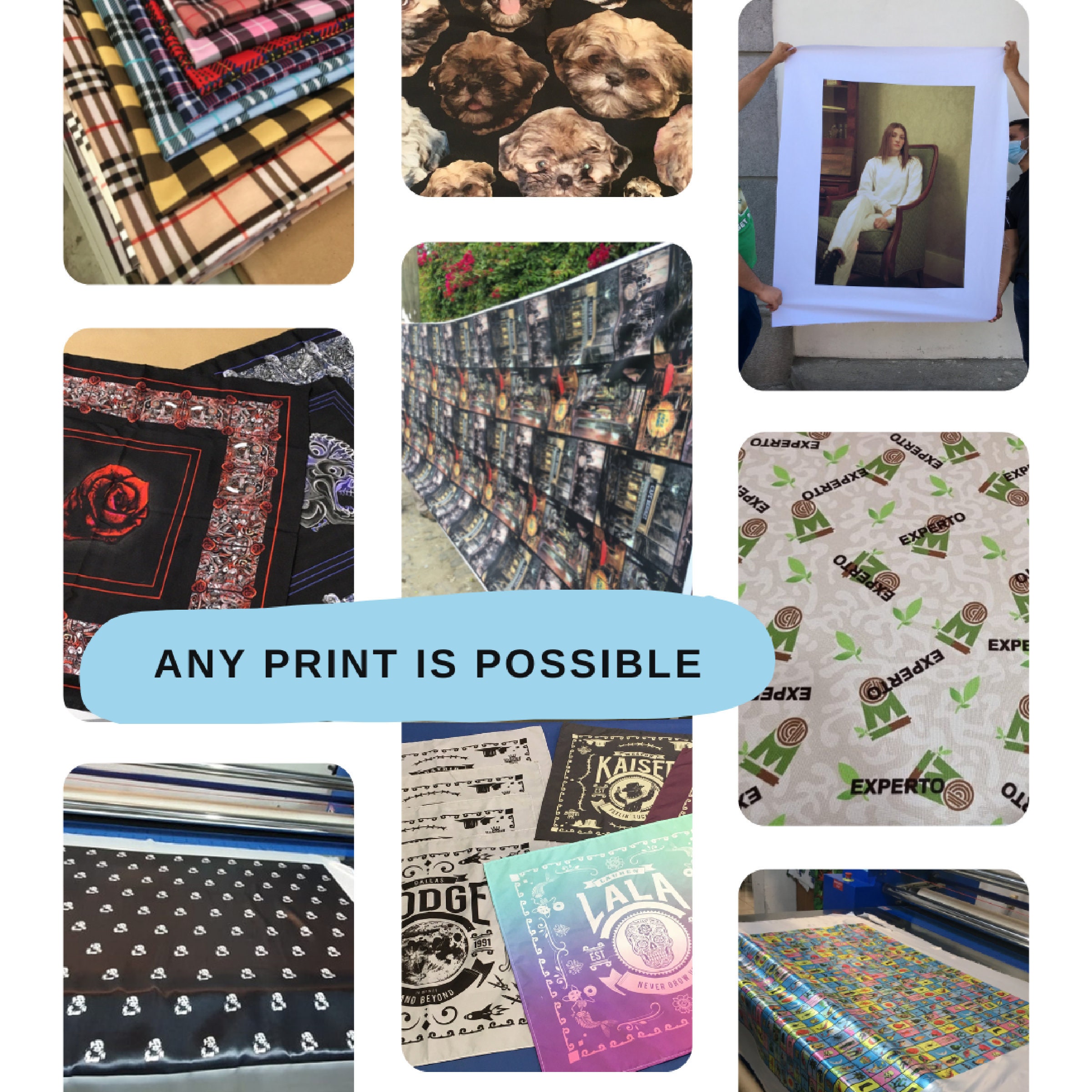 Custom Fabric Printing Create Your Own Image on the Fabric of - Etsy