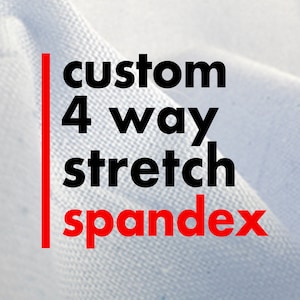 Custom Printed Spandex, 4-way Stretch Fabric with Your Personalized Images for DIY Scrunchies, Gaiters, Leggings, Swimwear, Yoga Pants