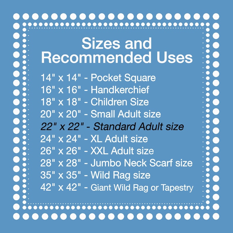 Personalized Bandanas - Custom Printed with Your Image on Classic Poplin or Silky Satin image 8