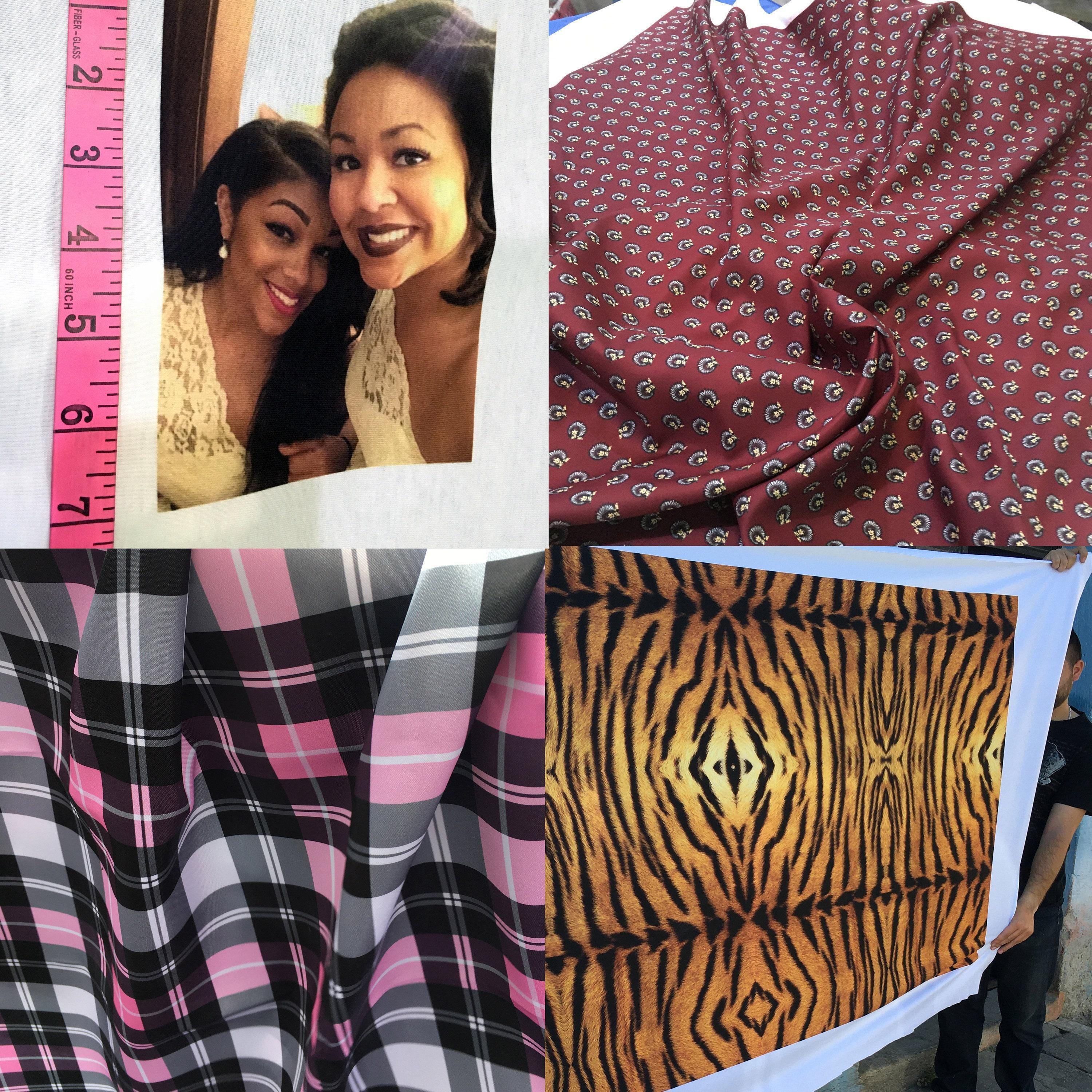 Custom Fabric Printing – Personalized Polyester Fabric for Cut & Sew ...