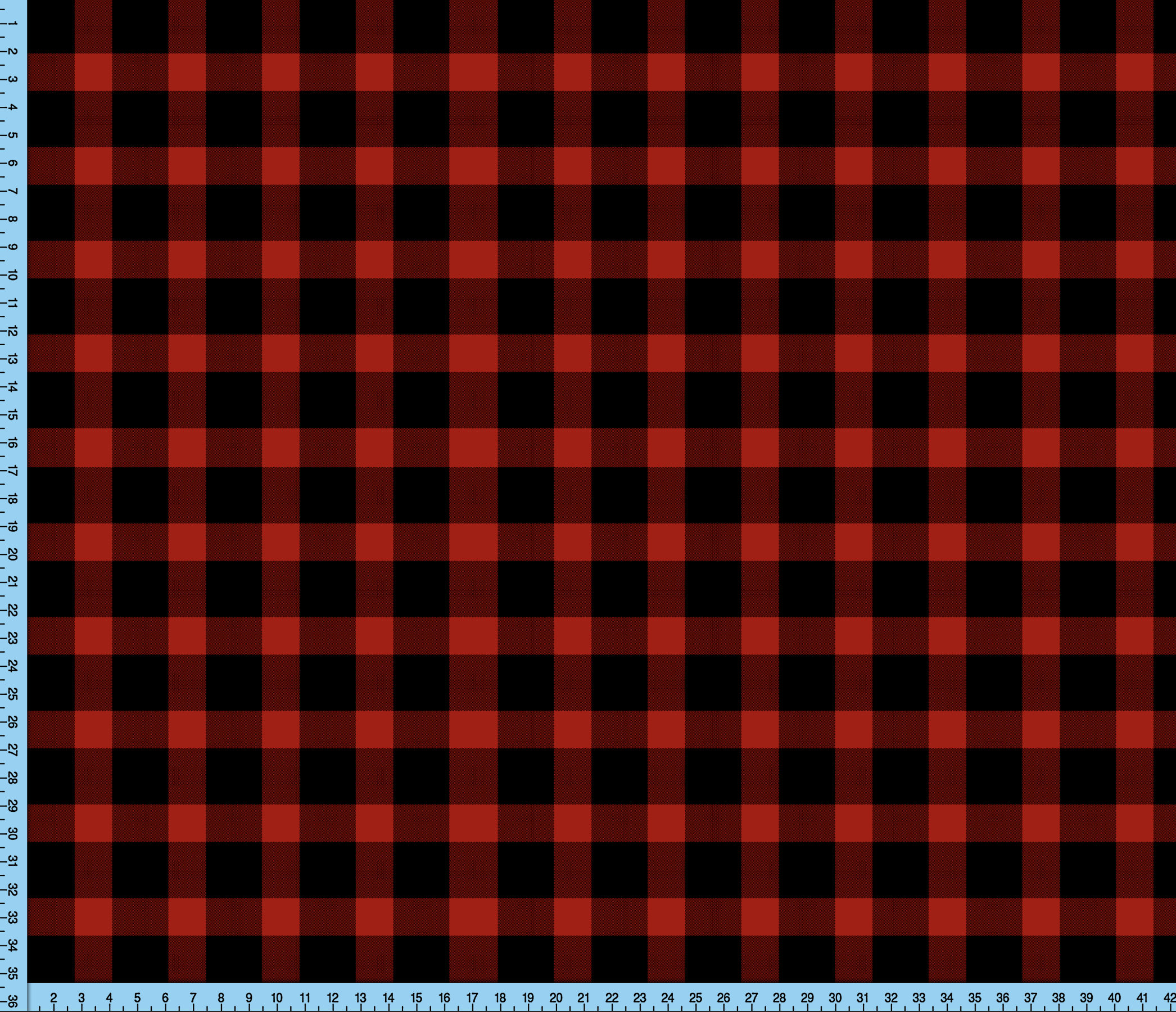 Lumberjack Plaid Fabric, Red and Black Pattern Tartan Fabric