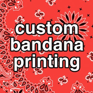 Custom Bandanas, Create Your Own Personalized Image Head Wrap