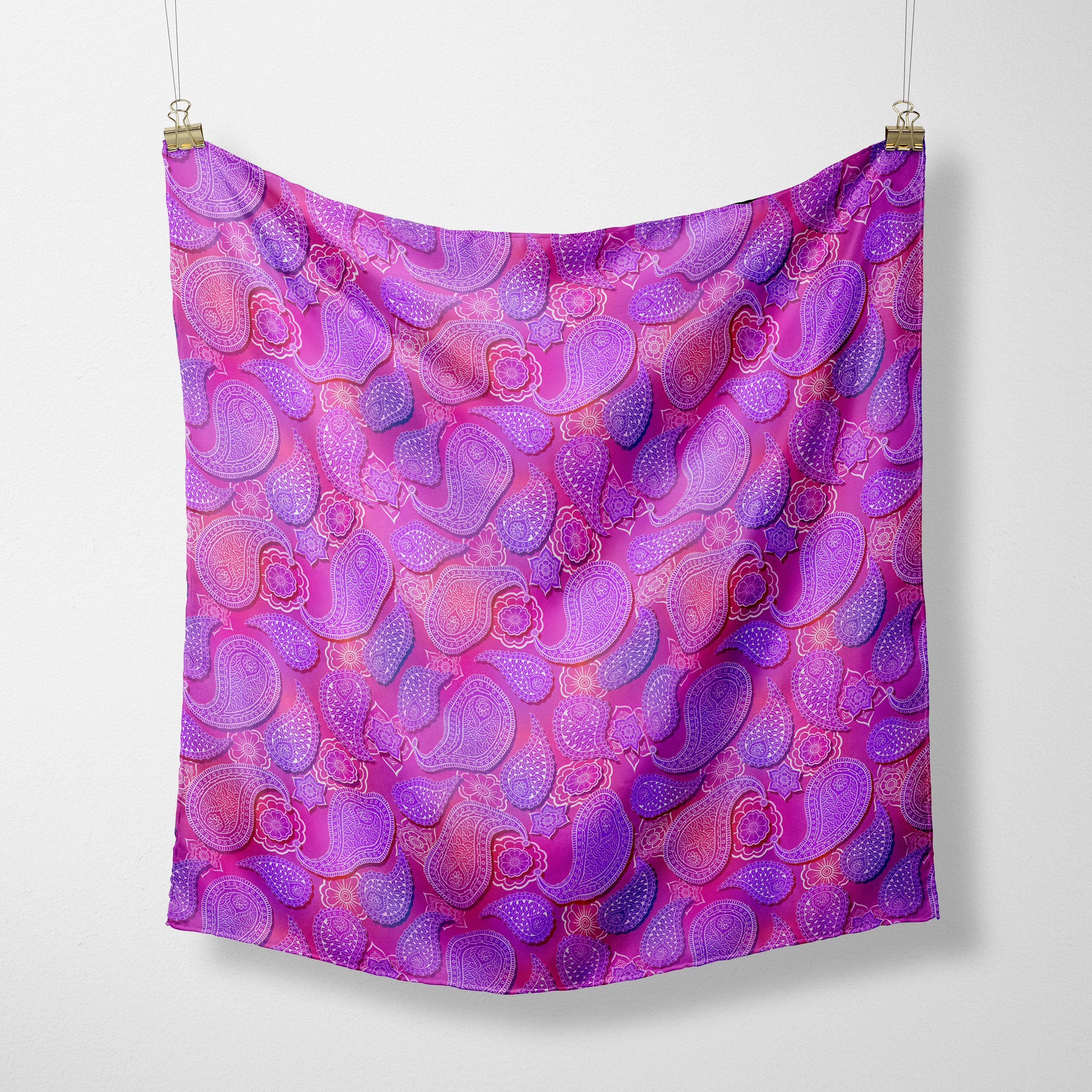 Paisley Bandana Copricapo Capelli Elastici Sciarpa Polso - Foto 6