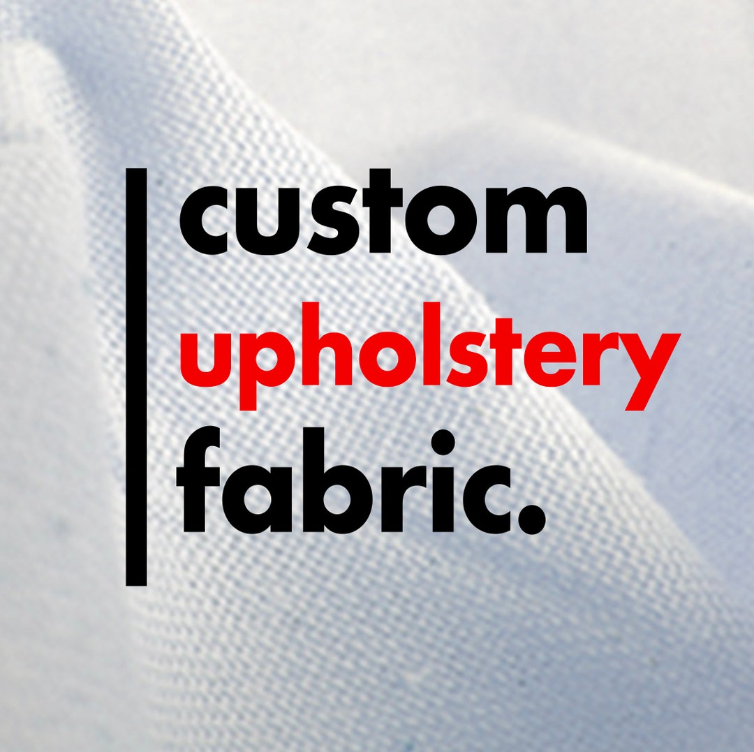 Custom Printed Upholstery Fabric by the Yard Etsy