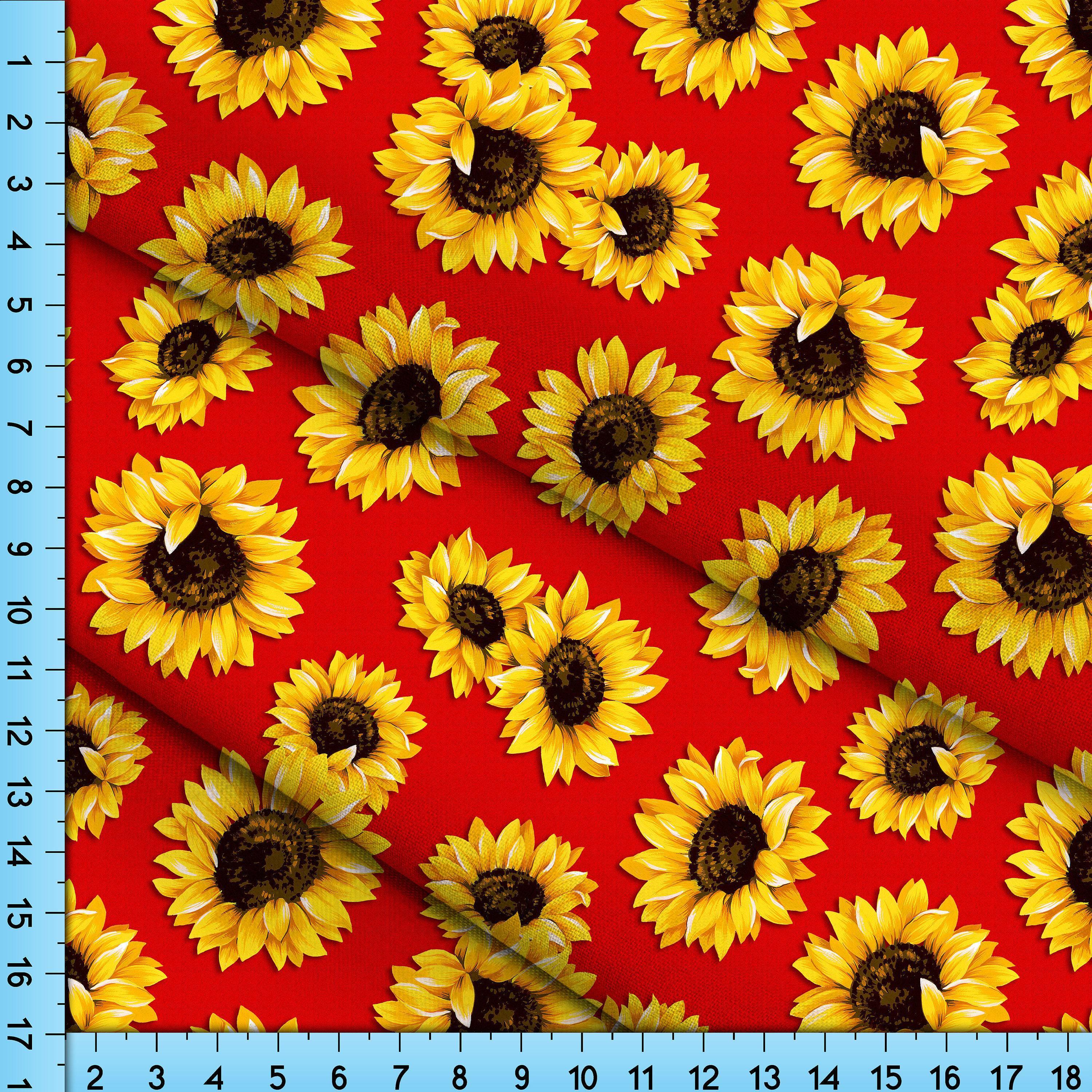 Red Sunflower Dress - Etsy