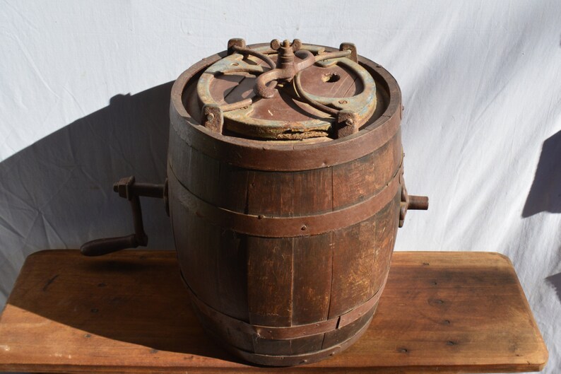 Antique Butter Churn Barrel Churn Vintage Wooden Churn and Etsy
