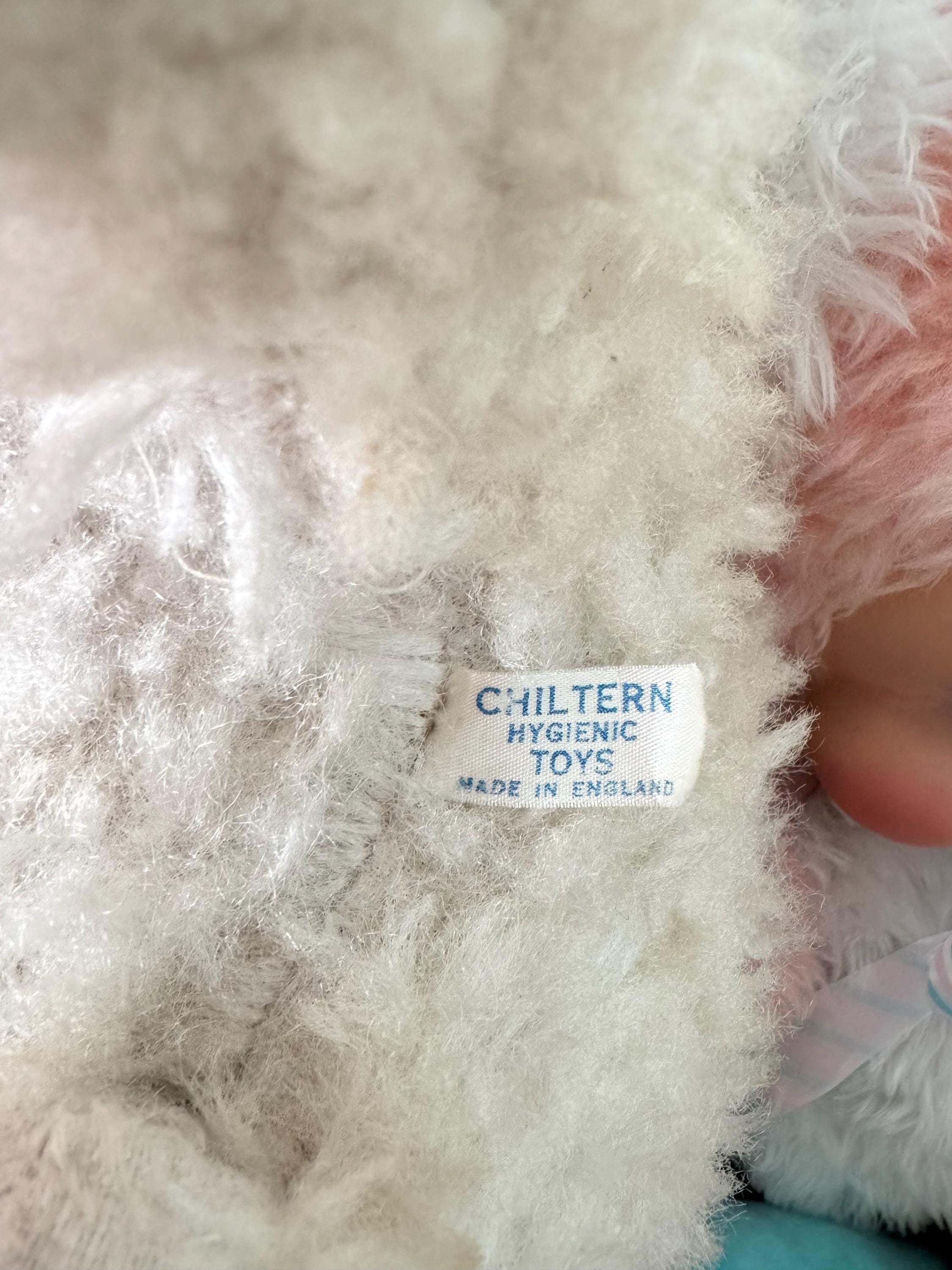 Vintage Rushton Style Chiltern Rubber Face Large Pink Bunny Vintage Rushton Style Chiltern Rubber Face Large Pink Bunny