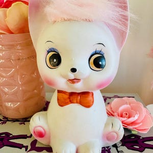 Big Eye Dog Figurine - Etsy