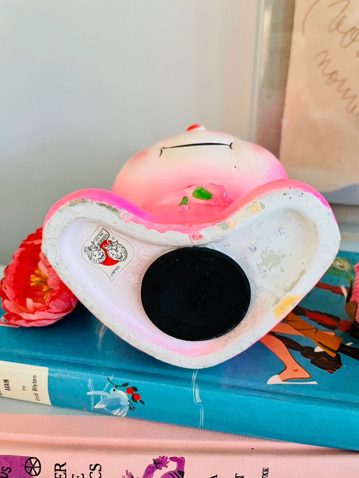 Vintage Kitsch Japan Neon Pink Rune Naito Style Bunny Rabbit - Etsy