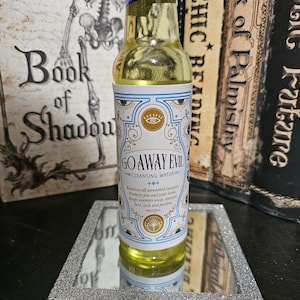 Go Away Evil Cleansing Water: Spiritual Ritual & Energy Clearing (7.5 oz)