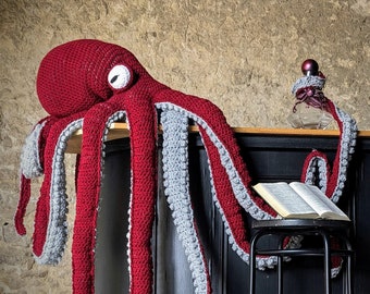 Philibert the giant octopus, kraken, Cthulhu, octopus, giant plush, monster,