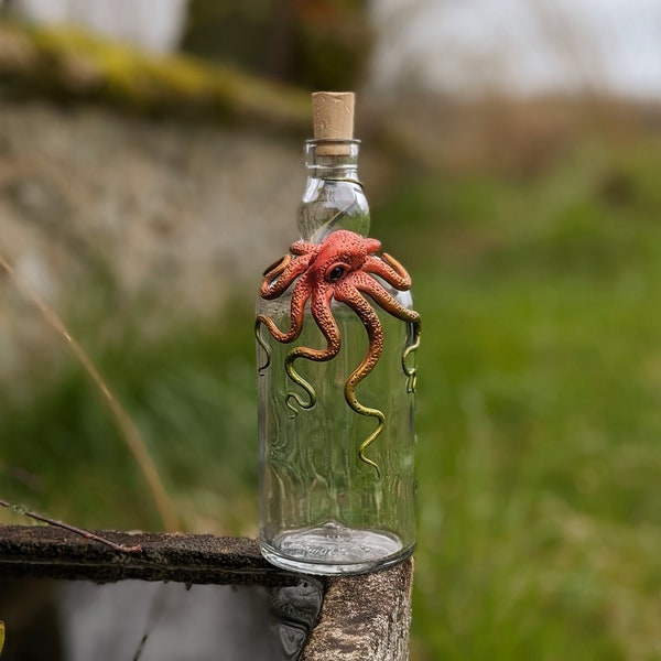 Pirate flask 70 cl octopus kraken octopus Cthulhu tentacle octopus pirate