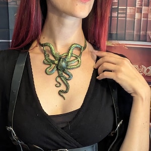 Kraken silicone necklace