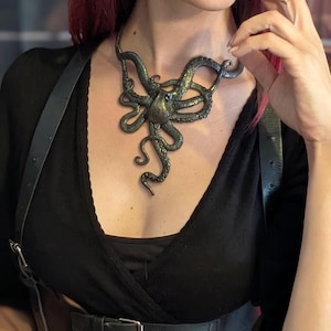 Kraken silicone necklace