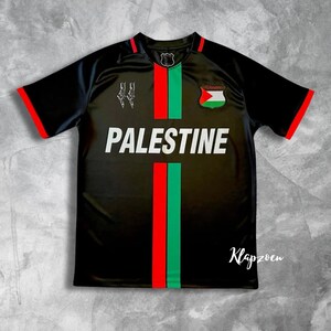 Palestine football jersey top
