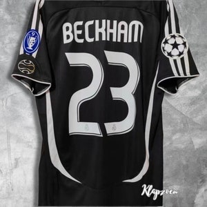 Retro Real madrid retro jersey 2006 - 2007, football retro shirt retro jersey football, real madrid classic jersey, #23 Beckham # Ronaldo