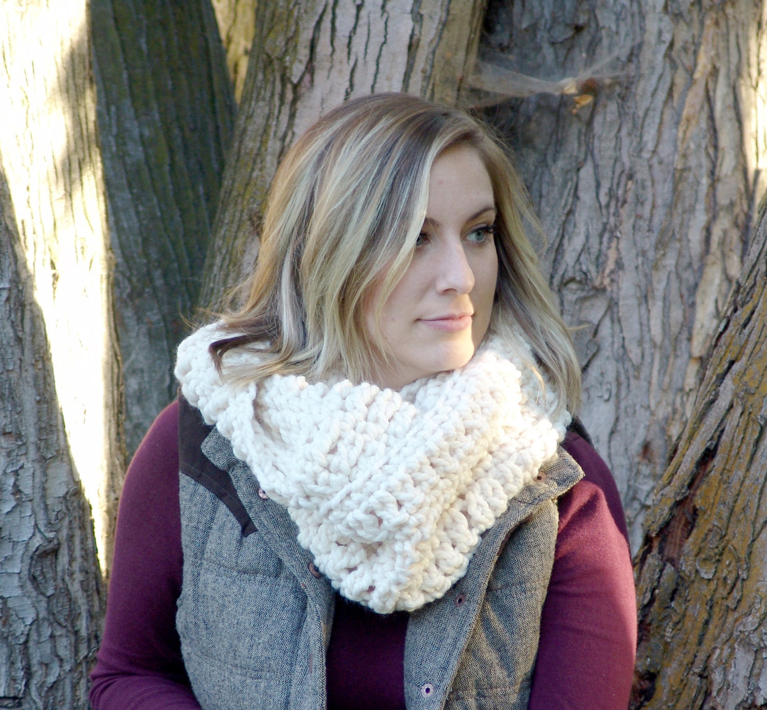 Oversized Soft Chunky Infinity Scarf - Etsy