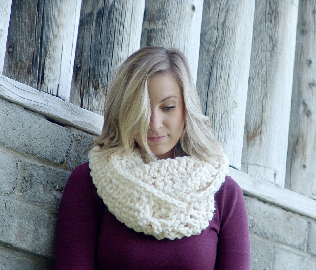 Oversized Soft Chunky Infinity Scarf - Etsy