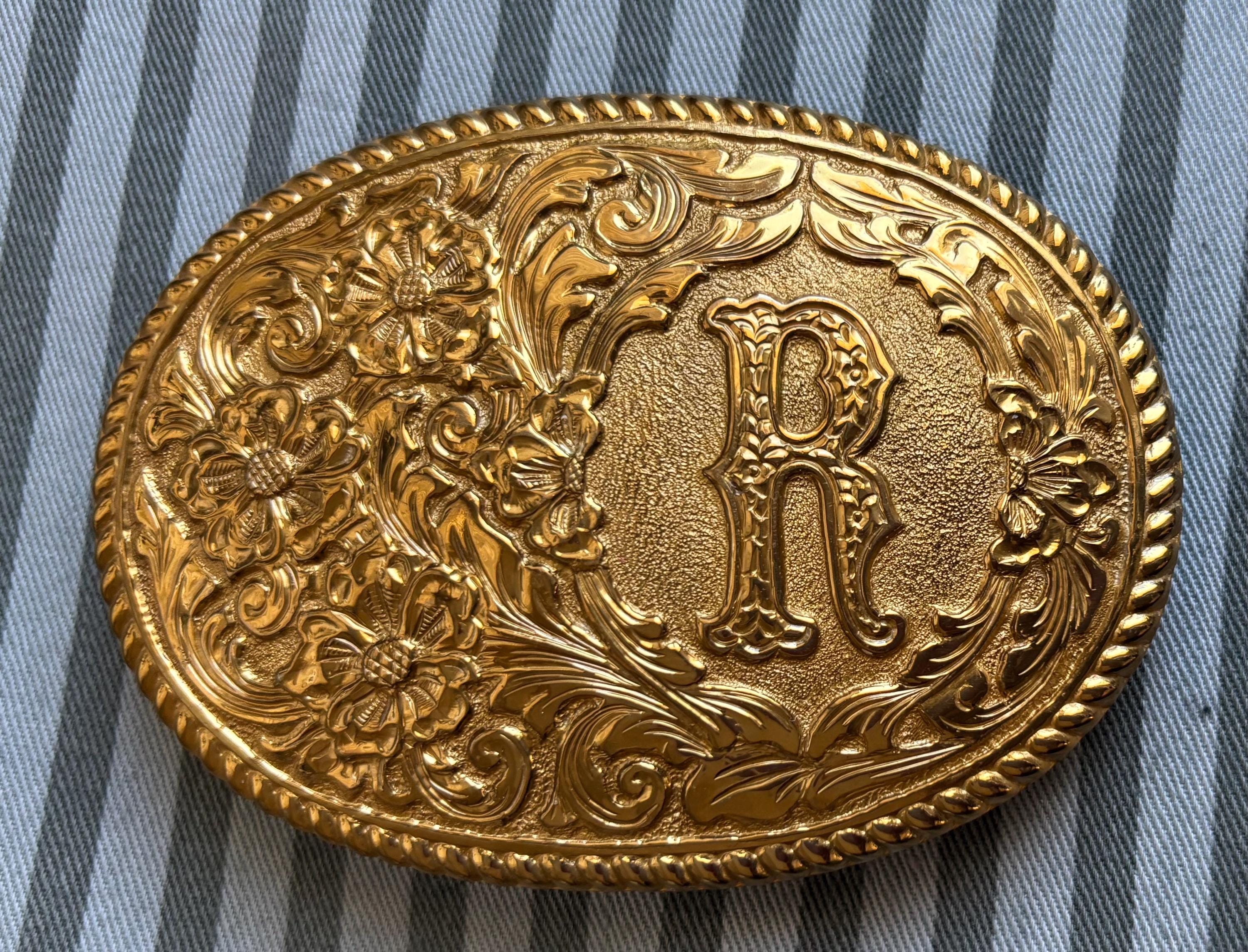 Crumrine Belt Buckle - Etsy
