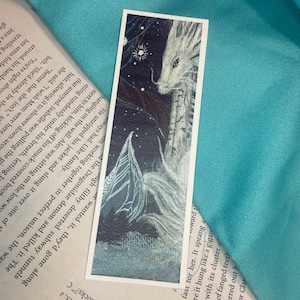 When the Moon Hatched Inspired Hand Painted Watercolor Print Bookmark