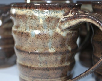 Stoneware Coffee cup, Ceramic tea cup, listing is for one mug