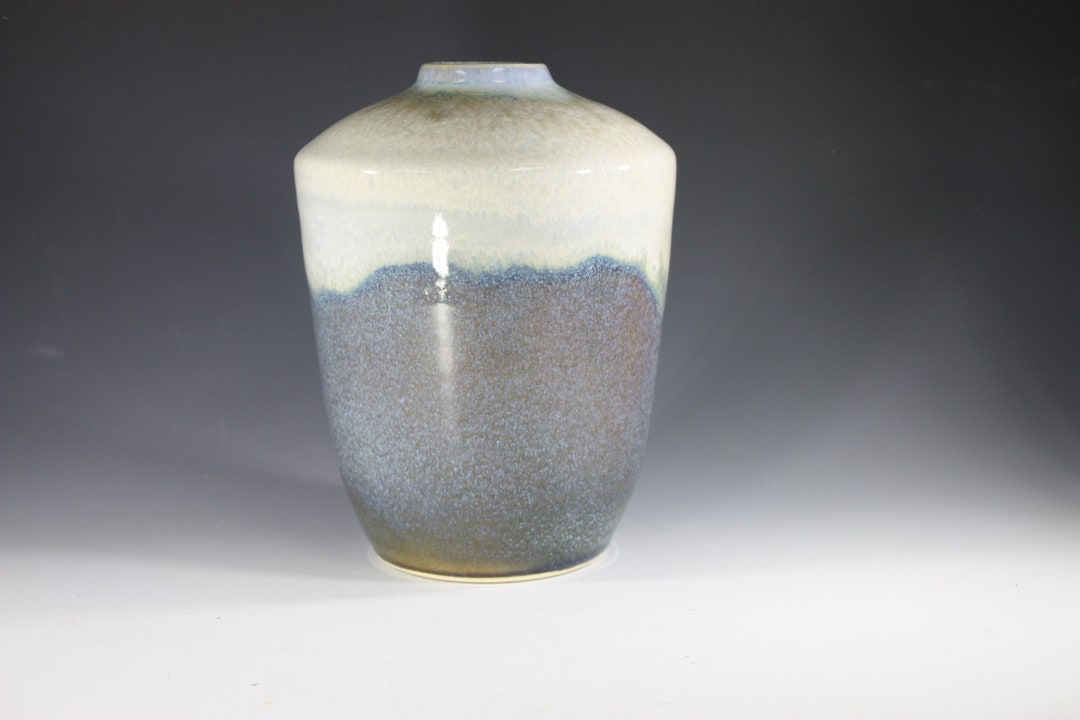 Ceramic Bottle Vase Stoneware Bottle Vase Etsy