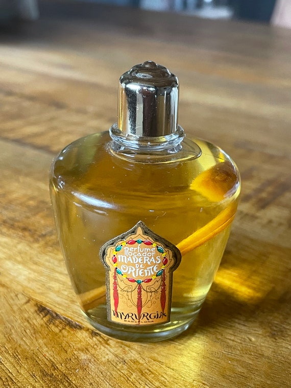 French art deco maderas de oriente by myrurgia perfume bottle
