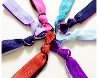 Fold Over Elastic Tie Dye Mangobands FOE One Hair Tie
