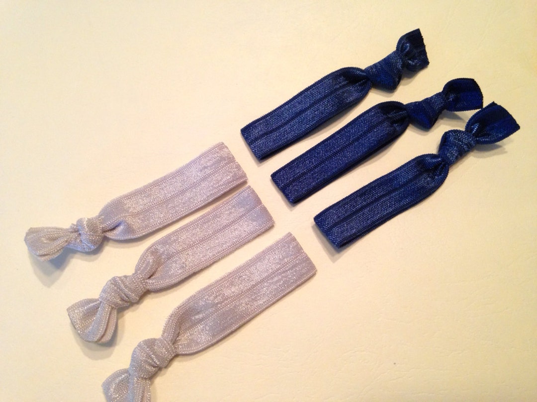Set of 6 fold over elastic hair ties hair bands headbands mangobands