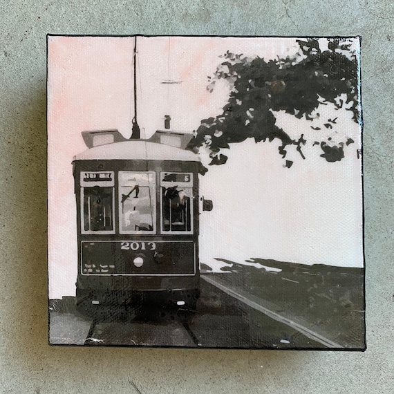 Fading Pink Streetcar