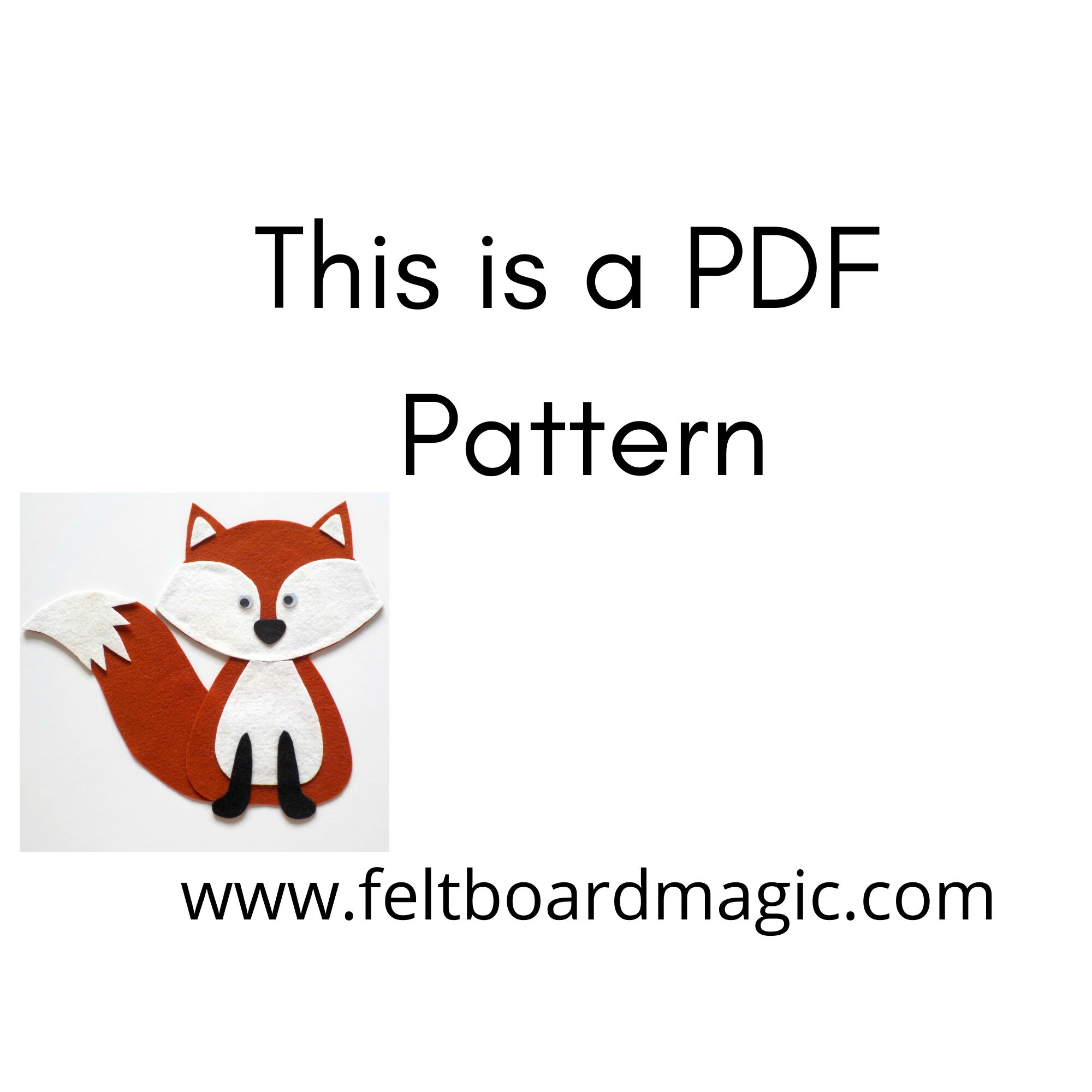 Chicka Chicka 123 PDF and SVG Felt Board Pattern, Picture