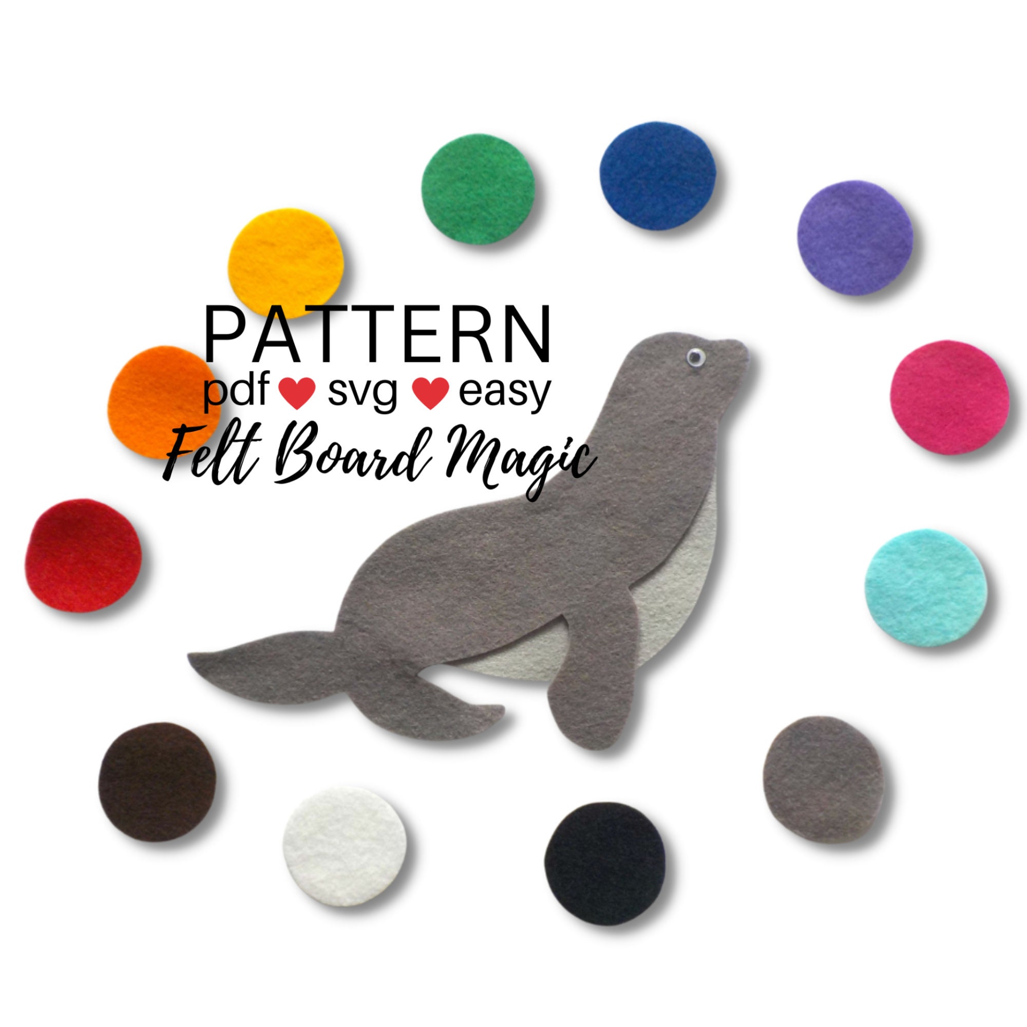 Felt Seal Toy - Etsy Felt Seal Toy - Etsy