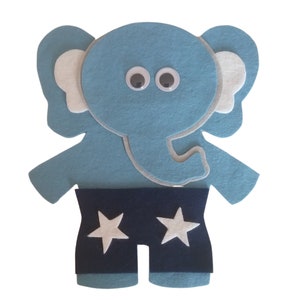 If Elephants Wore Pants PDF and SVG Felt Board Pattern, Picture Book ...