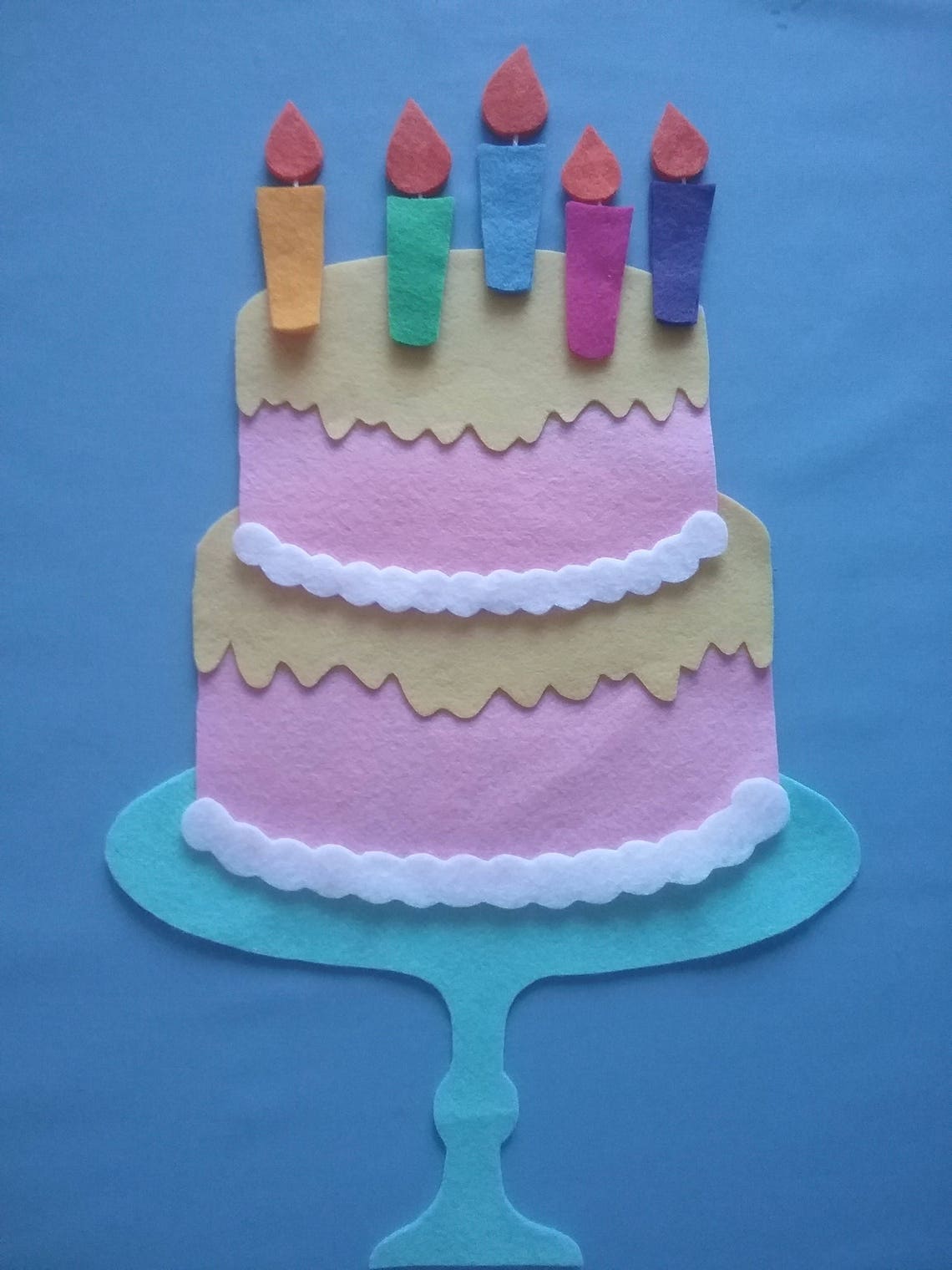 Happy Birthday Felt Board Pattern Ebook Etsy